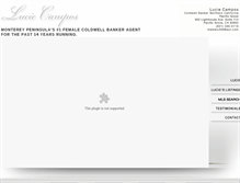 Tablet Screenshot of luciecampos.com